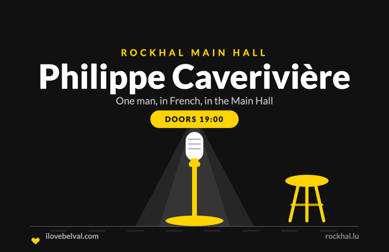Philippe Caverivière at Rockhal, Belval