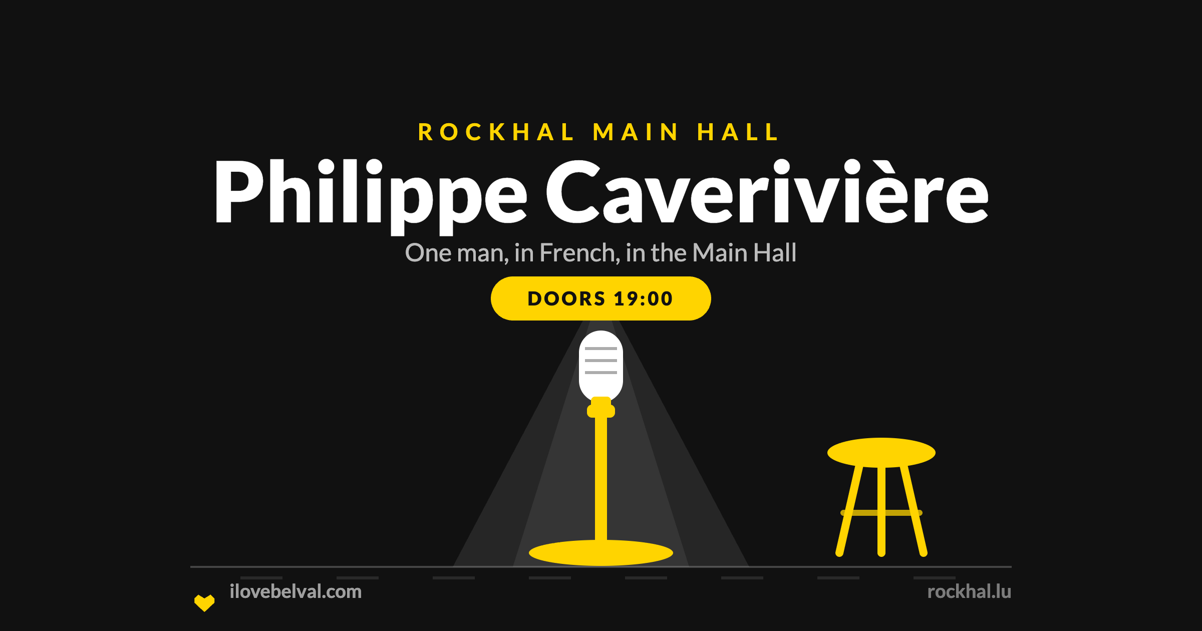 Philippe Caverivière at Rockhal, Belval