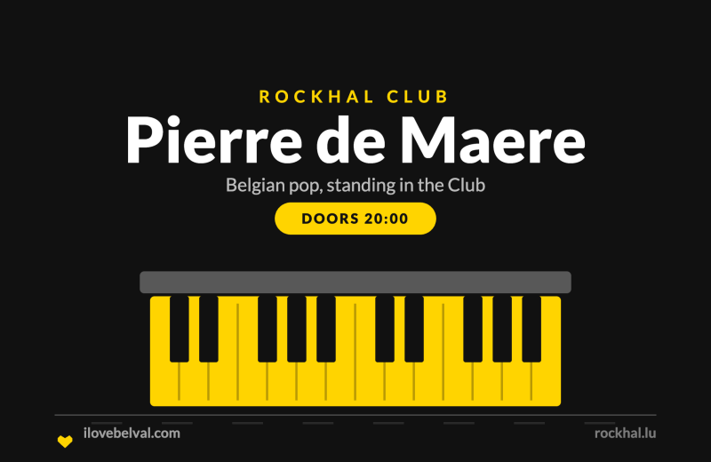 Pierre de Maere at Rockhal, Belval