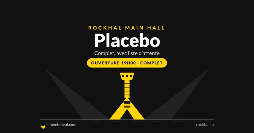 Placebo à la Rockhal, Belval