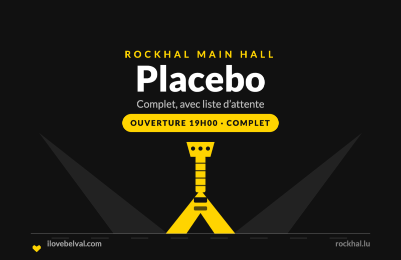 Placebo à la Rockhal, Belval
