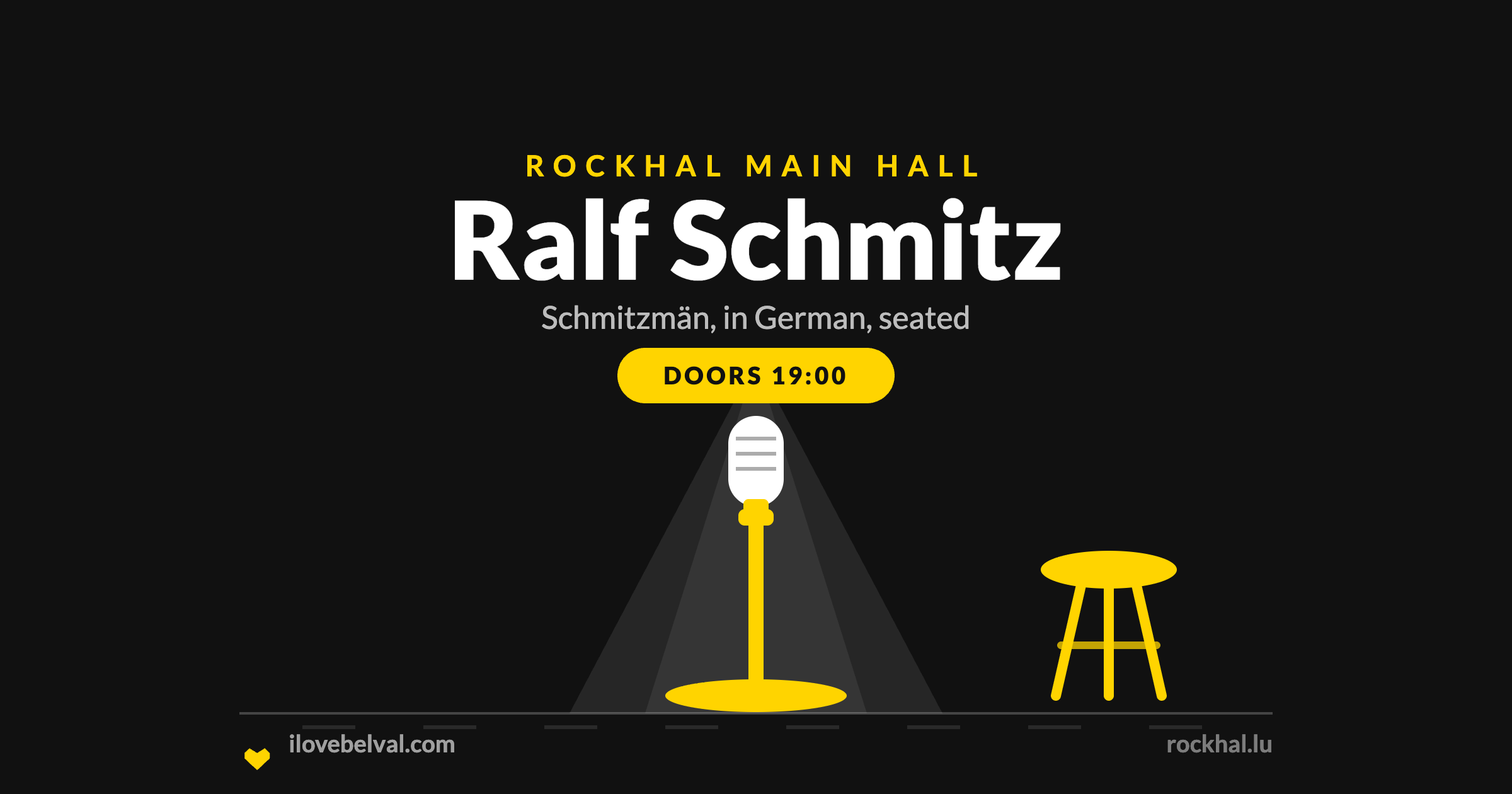 Ralf Schmitz at Rockhal, Belval