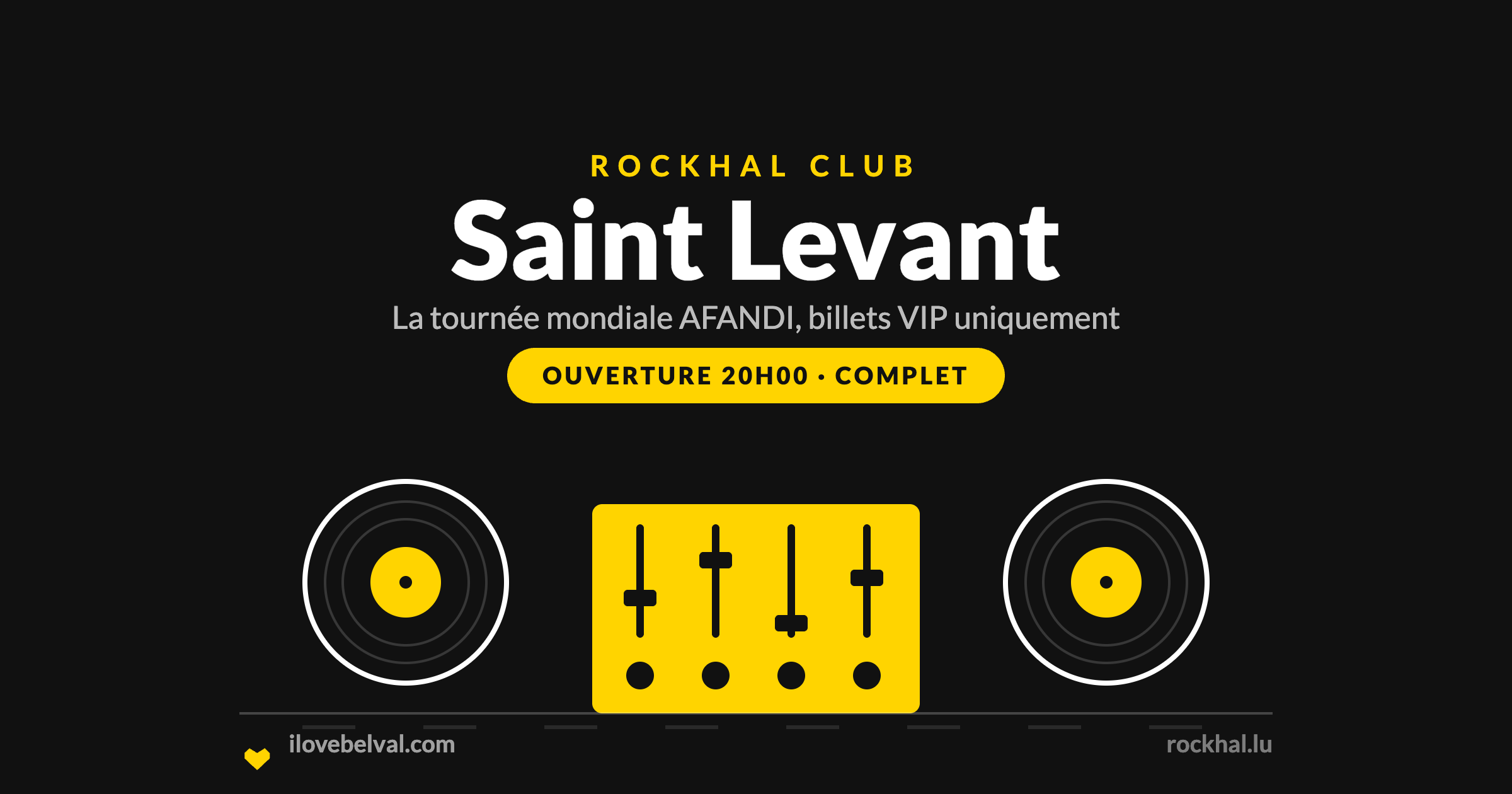 Saint Levant à la Rockhal, Belval