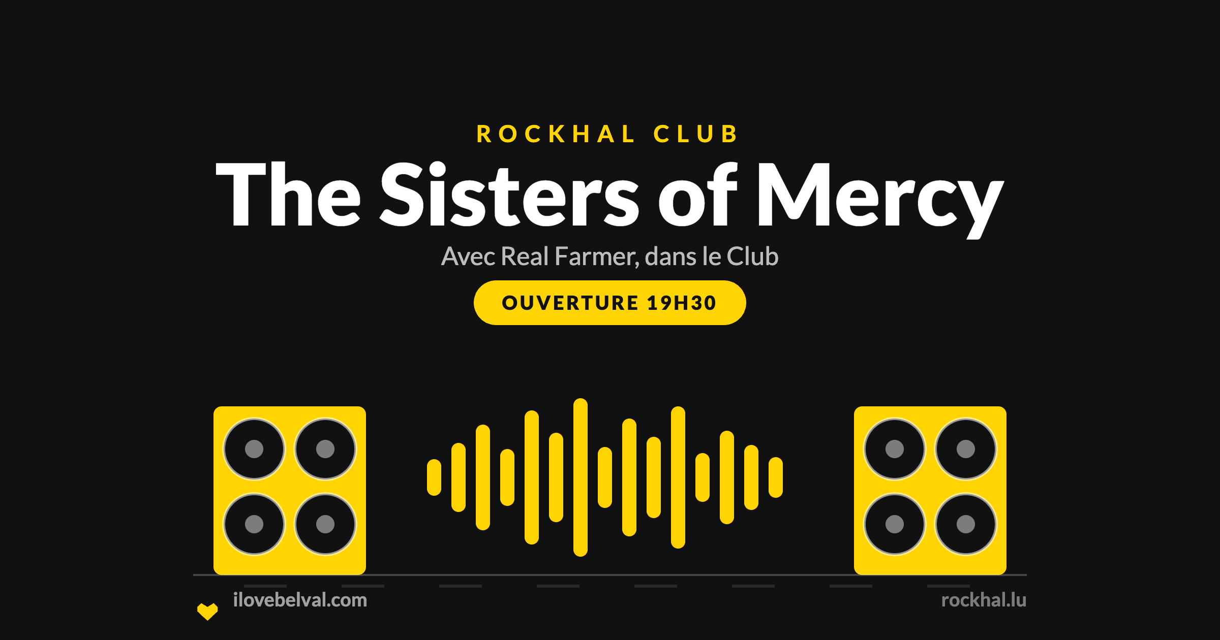 The Sisters of Mercy à la Rockhal, Belval