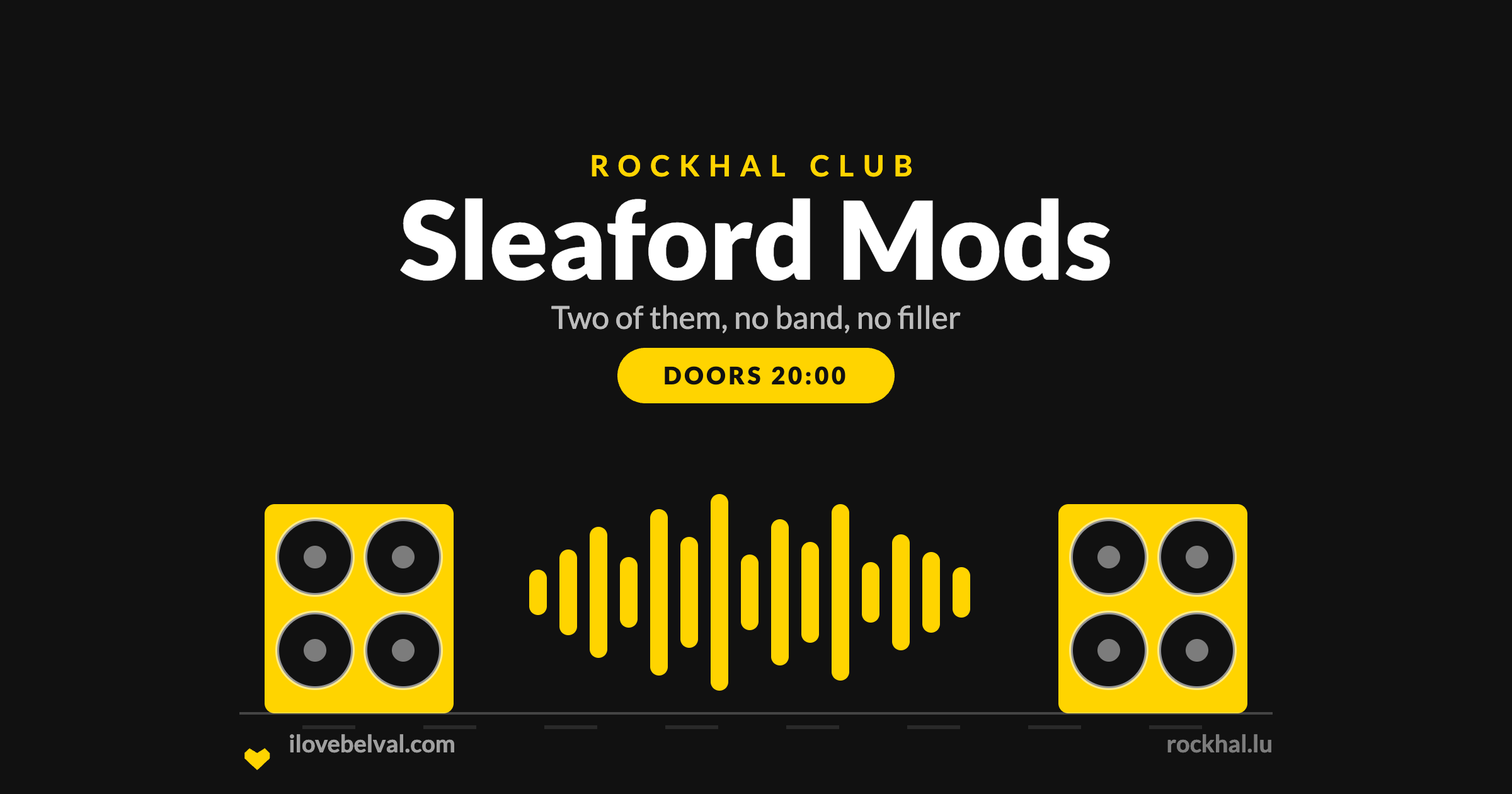 Sleaford Mods at Rockhal, Belval