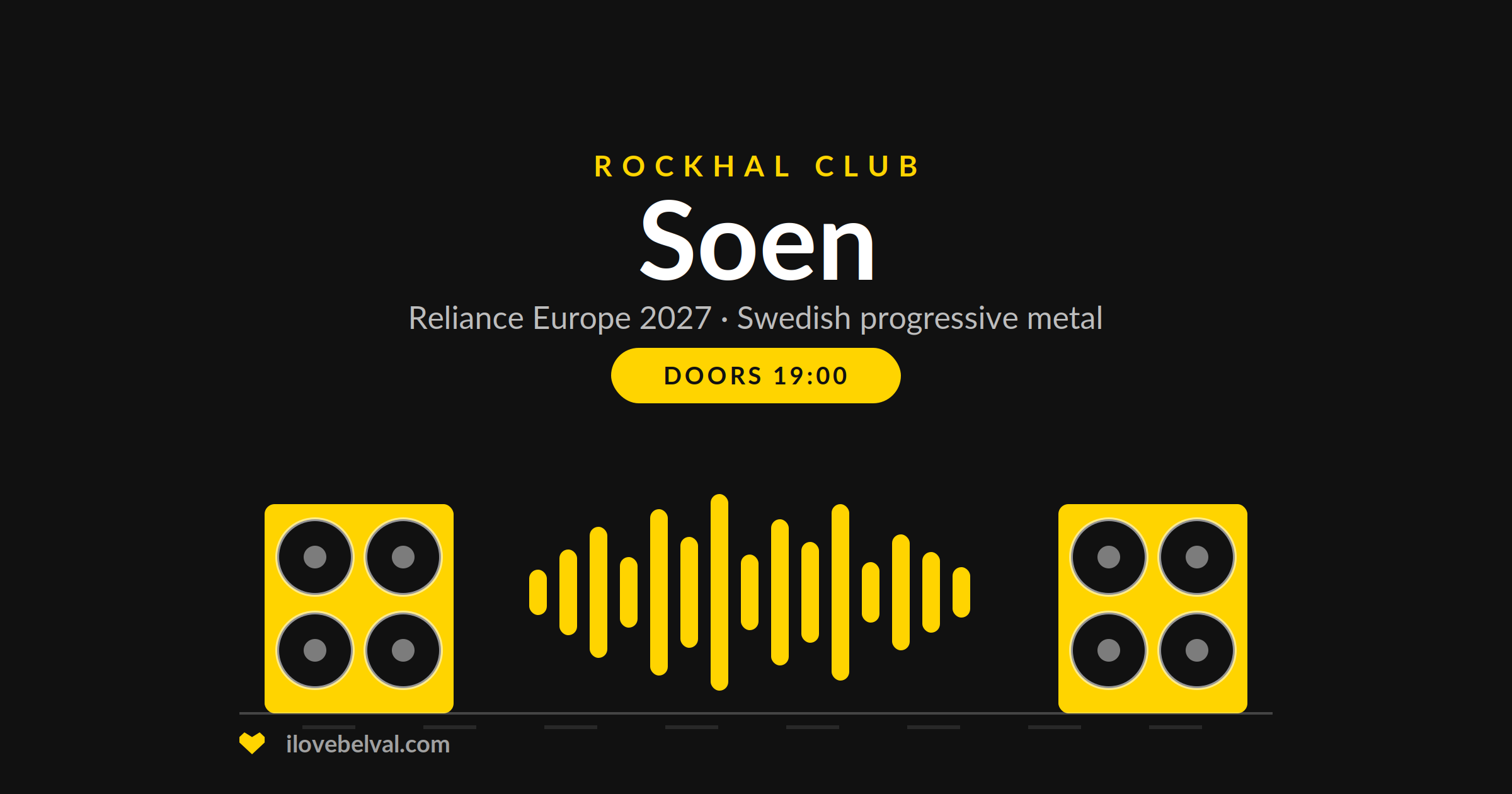 Soen at Rockhal, Belval