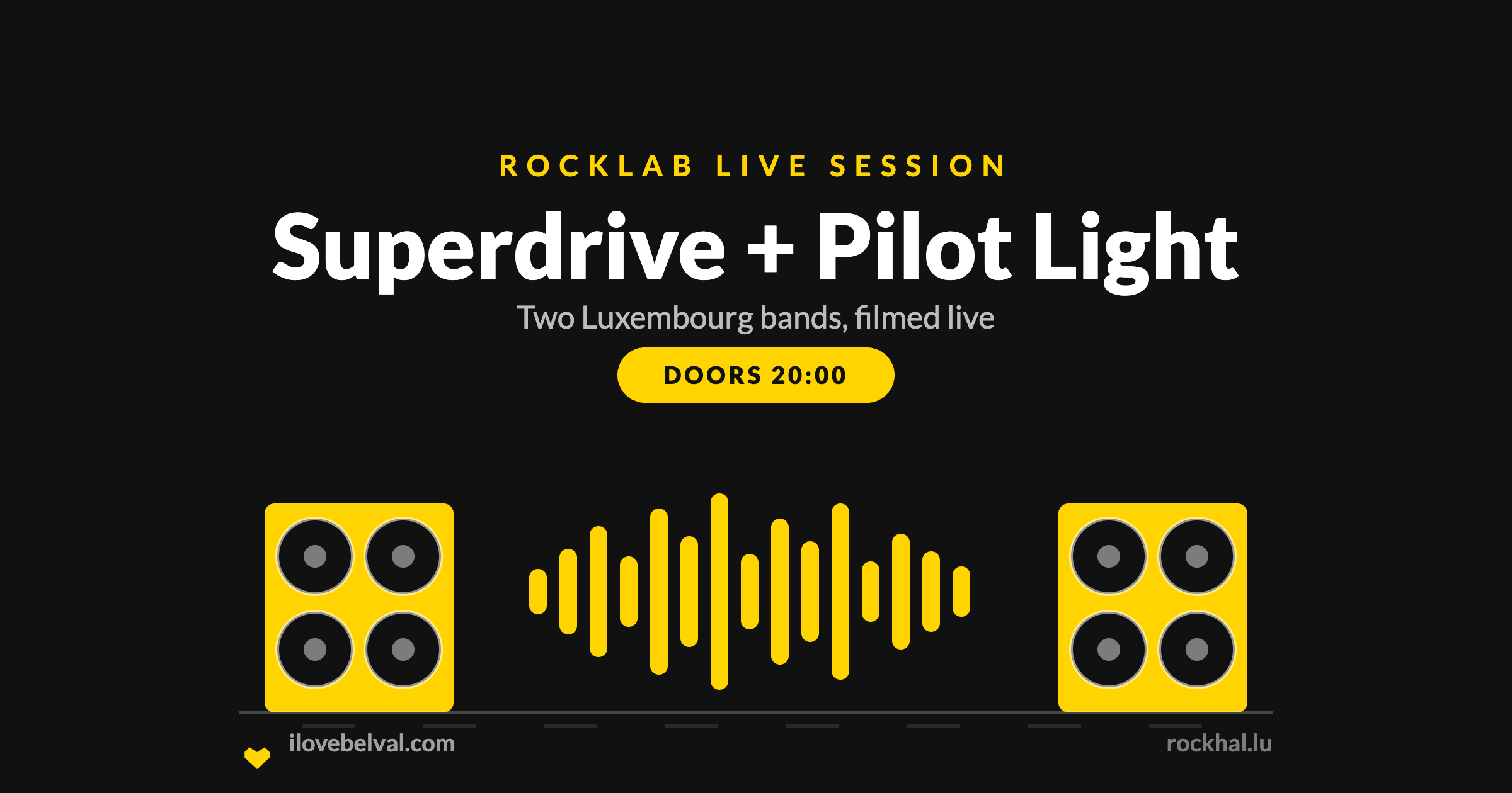 Superdrive + Pilot Light at Rockhal, Belval