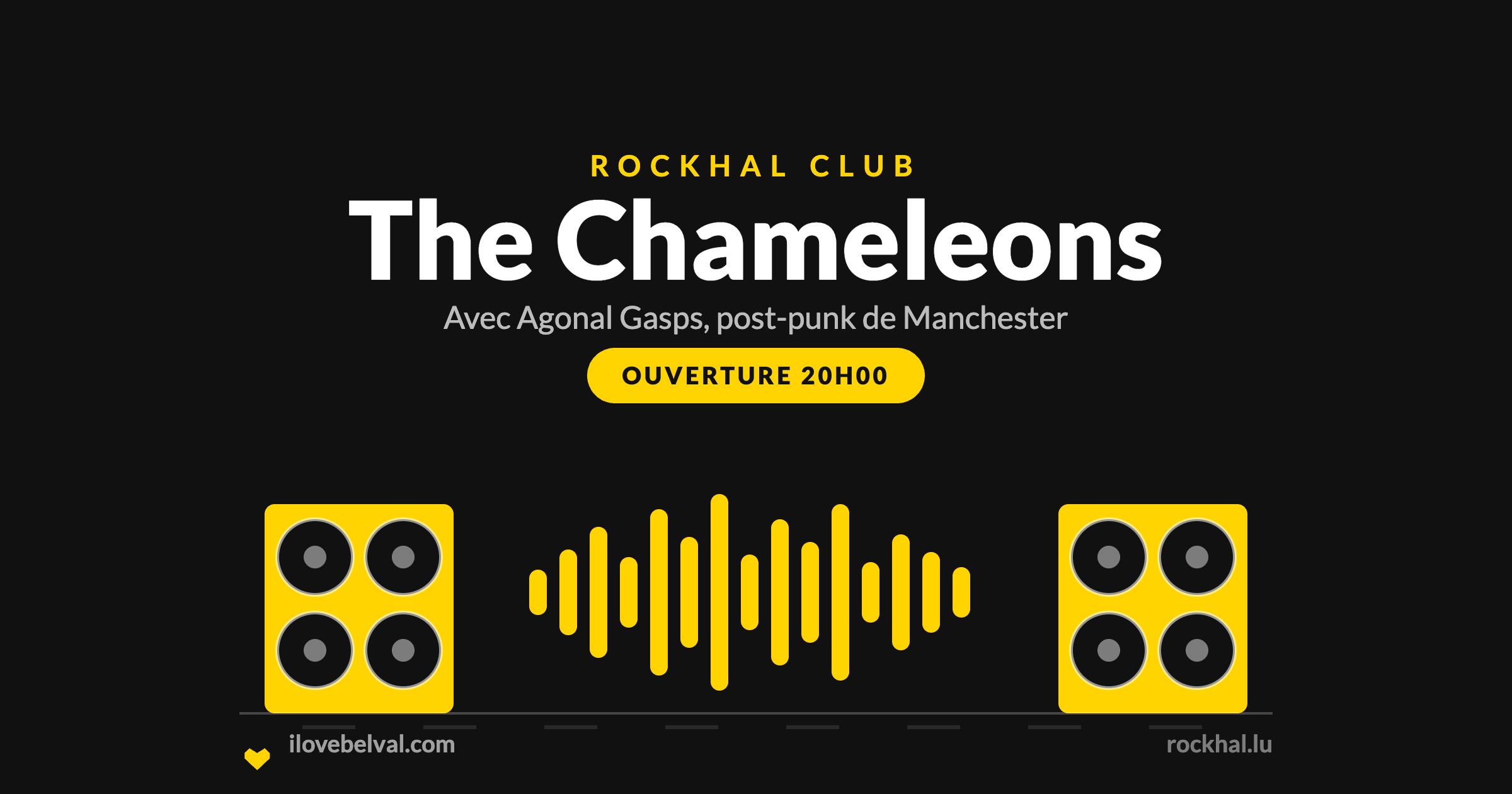 The Chameleons à la Rockhal, Belval