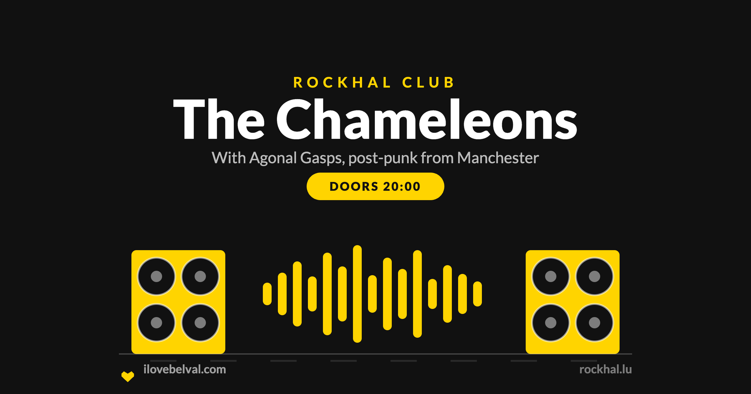 The Chameleons at Rockhal, Belval