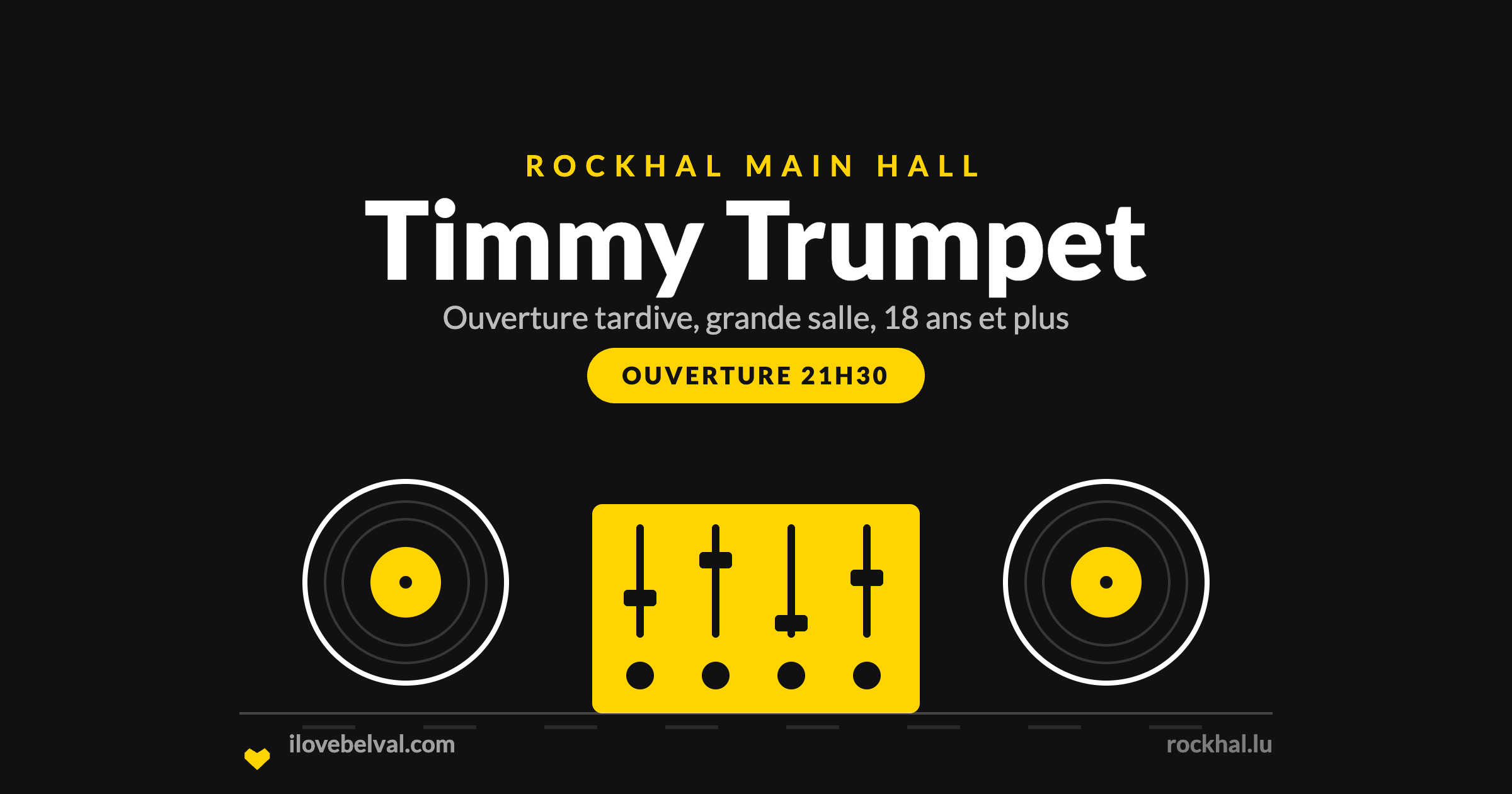 Timmy Trumpet à la Rockhal, Belval