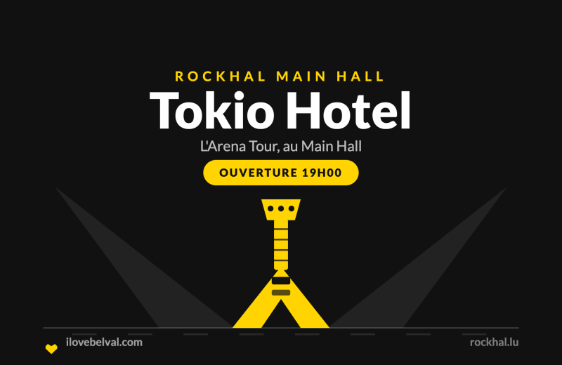 Tokio Hotel à la Rockhal, Belval