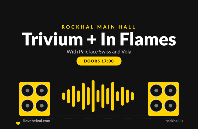 Trivium + In Flames at Rockhal, Belval