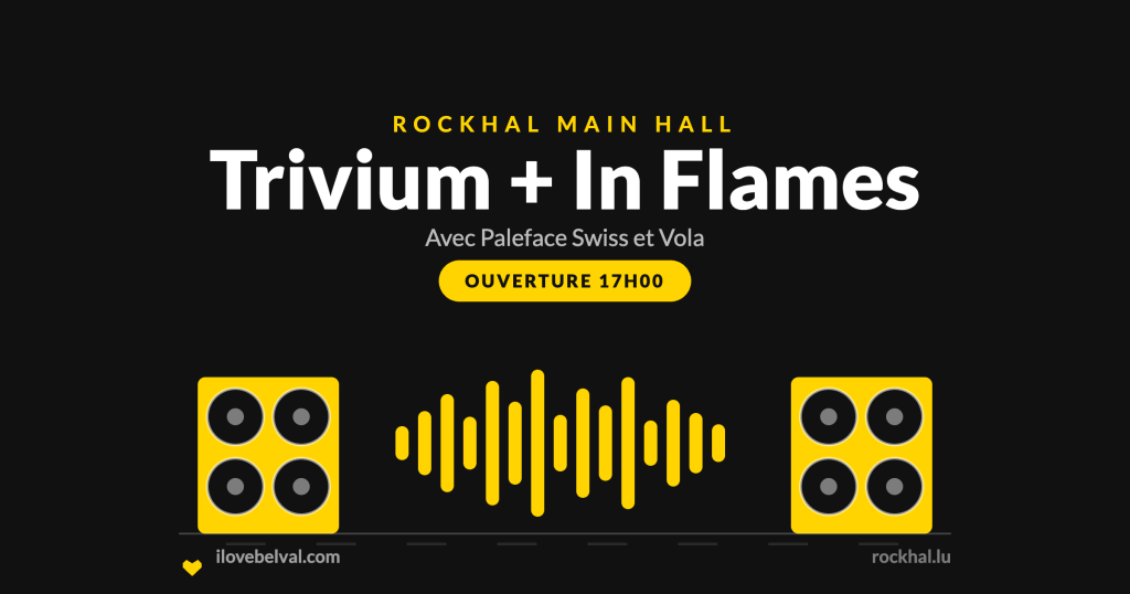 Trivium + In Flames à la Rockhal, Belval