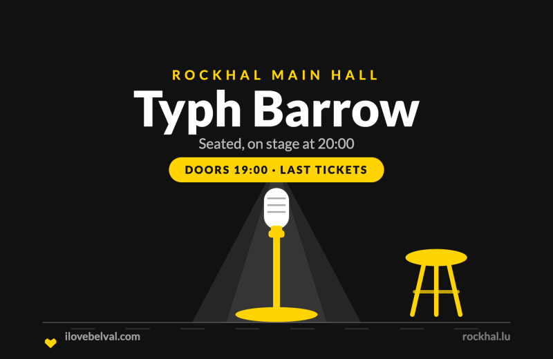 Typh Barrow at Rockhal, Belval