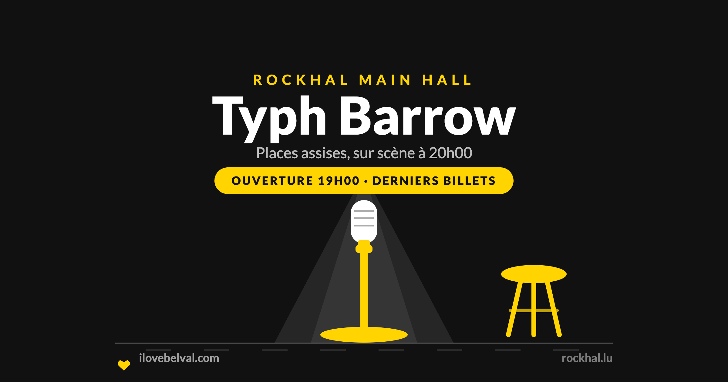 Typh Barrow à la Rockhal, Belval