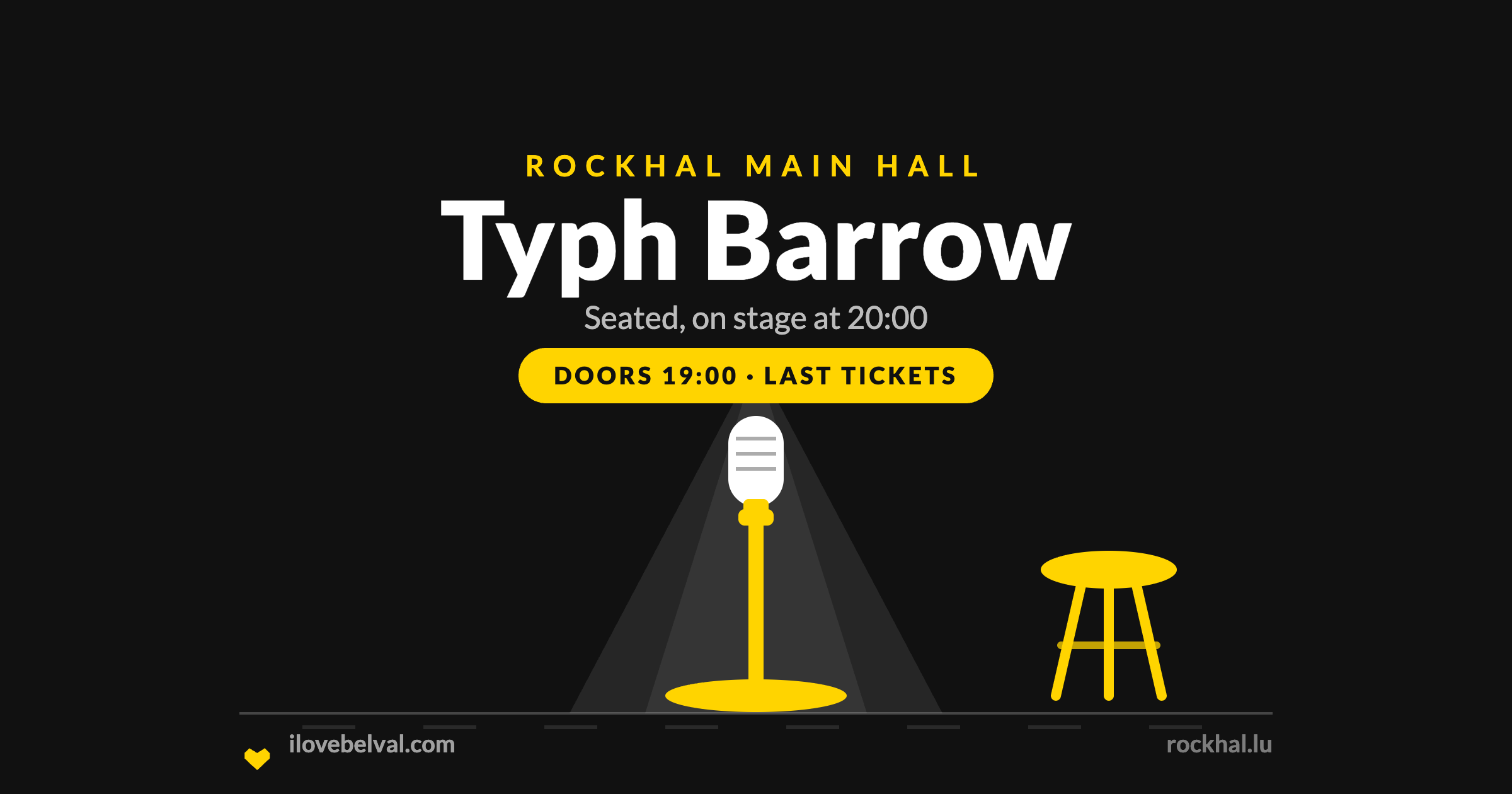 Typh Barrow at Rockhal, Belval