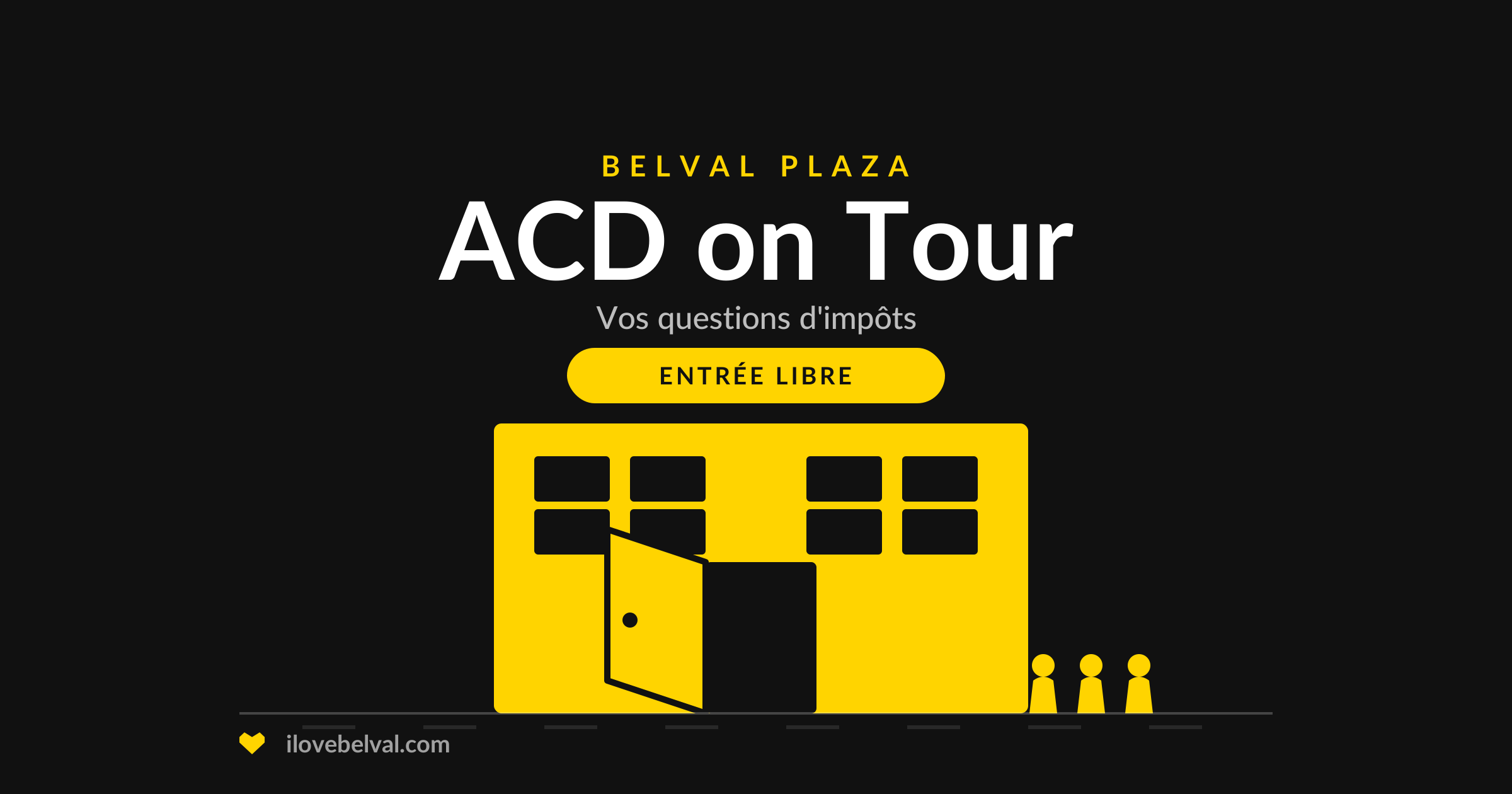 ACD on Tour à Belval Plaza : un stand pour vos questions d’impôts