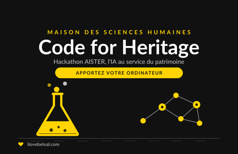 Code for Heritage, le hackathon AISTER sur l’intelligence artificielle et le patrimoine à la Maison des Sciences Humaines, Belval : apportez votre ordinateur