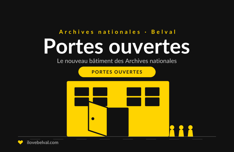 Portes ouvertes du nouveau bâtiment des Archives nationales à Belval
