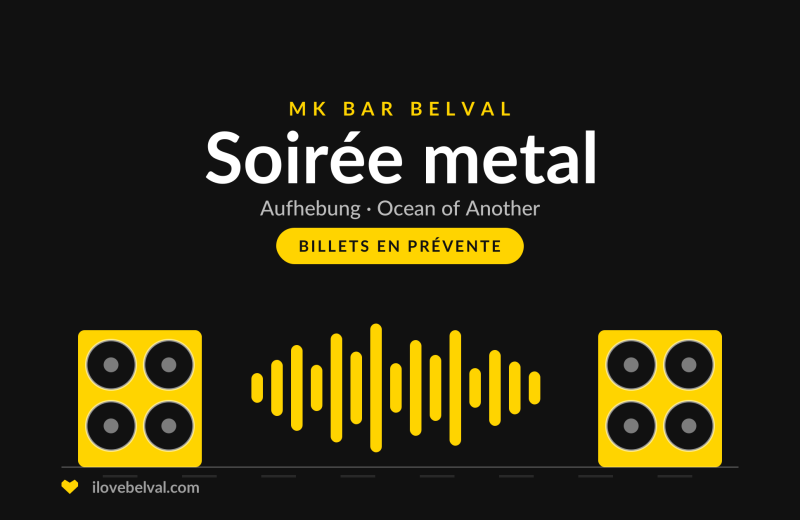 Soirée metal au MK Bar Belval avec Aufhebung et Ocean of Another