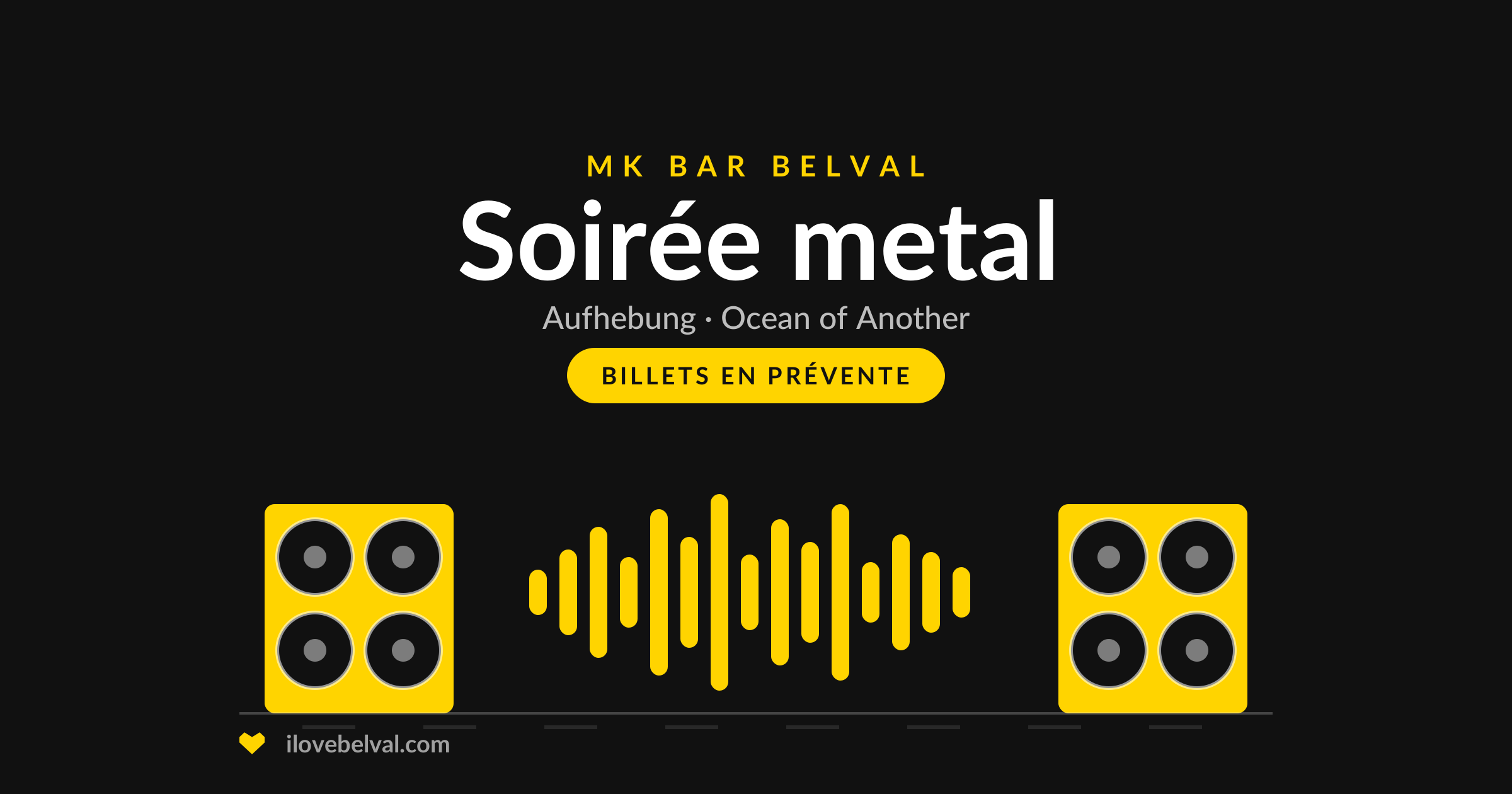 Soirée metal au MK Bar Belval avec Aufhebung et Ocean of Another