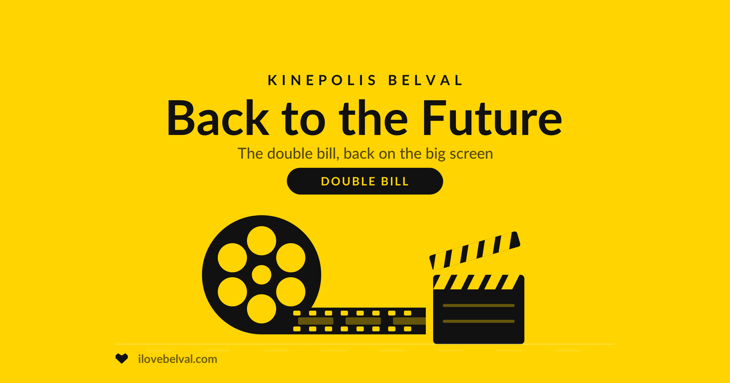 Back to the Future double bill at Kinepolis Belval, I Love Belval illustration
