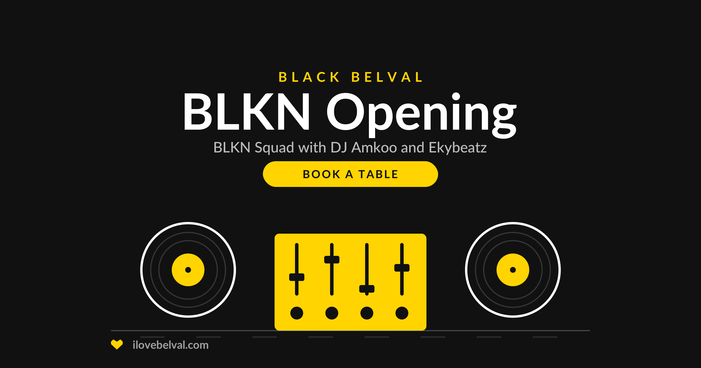 BLKN Opening at Black Belval: BLKN Squad with DJ Amkoo and Ekybeatz