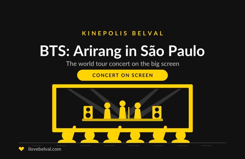 BTS Arirang in São Paulo at Kinepolis Belval, I Love Belval illustration