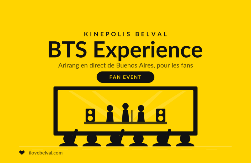 BTS Experience au Kinepolis Belval, illustration I Love Belval