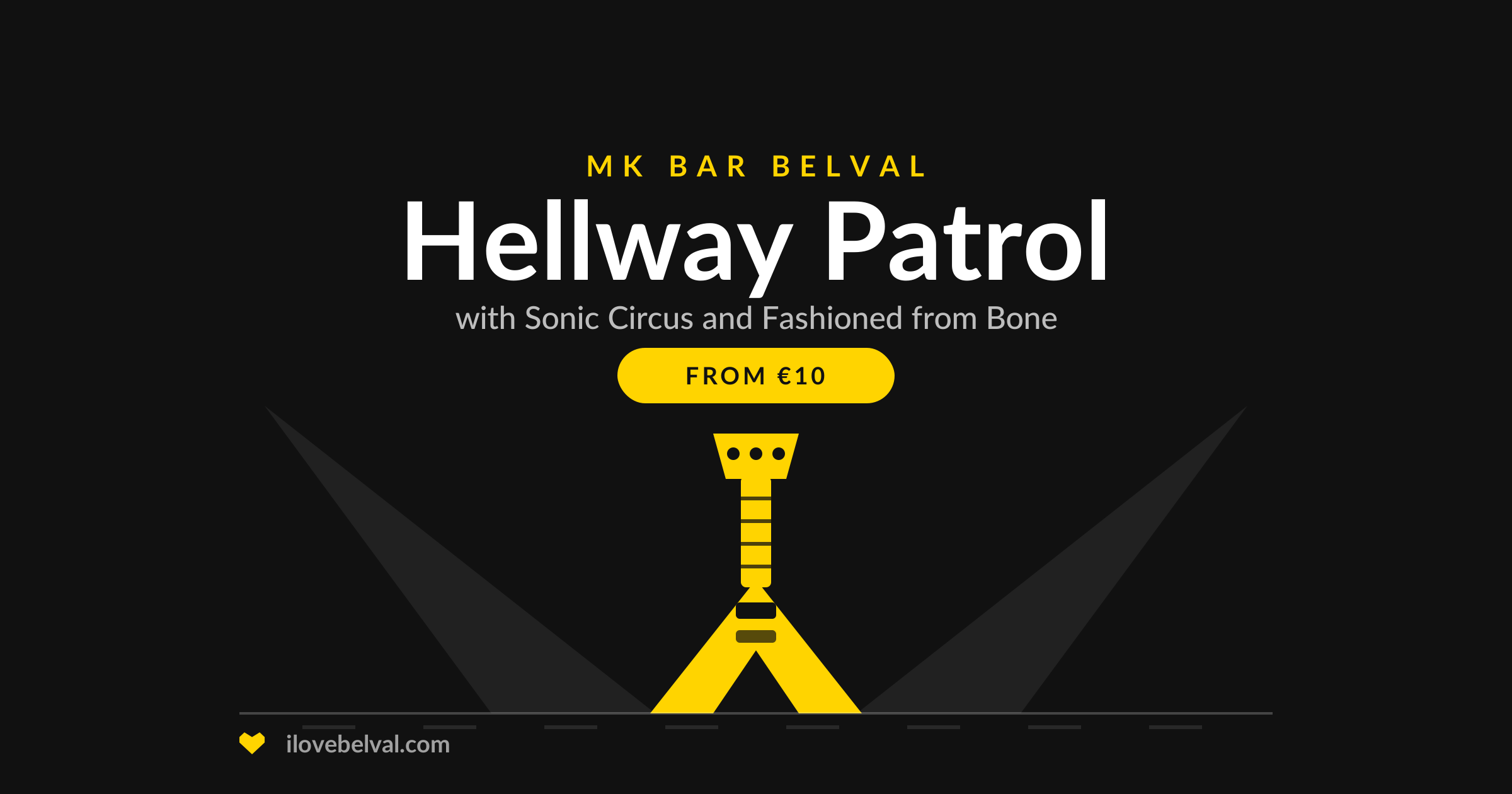 Hellway Patrol with Sonic Circus and Fashioned from Bone at MK Bar Belval