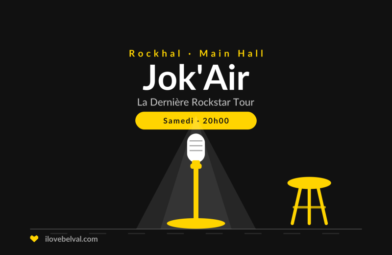 Jok’Air : concert dans le Main Hall de la Rockhal, Belval