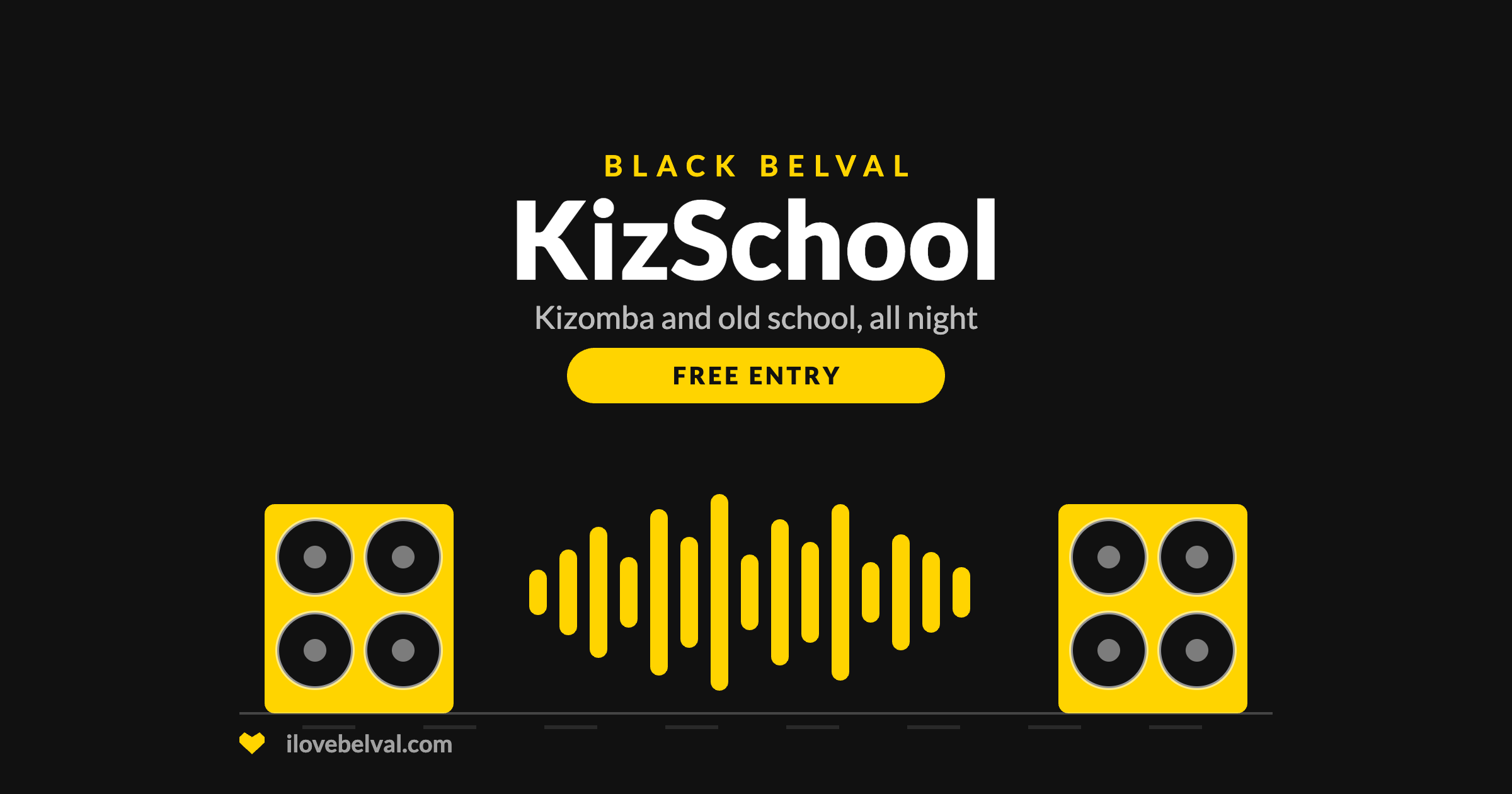 KizSchool at Black Belval: kizomba and old school, free entry