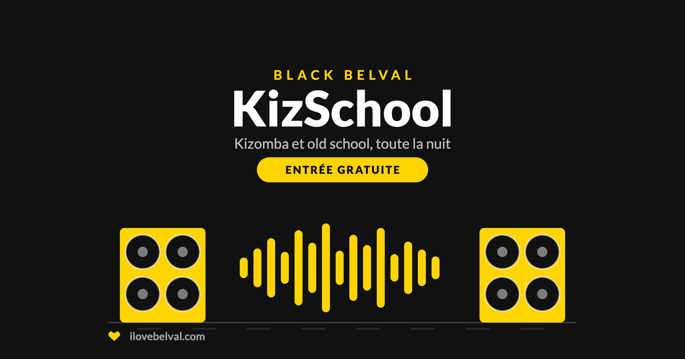 KizSchool au Black Belval : kizomba et old school, entrée gratuite