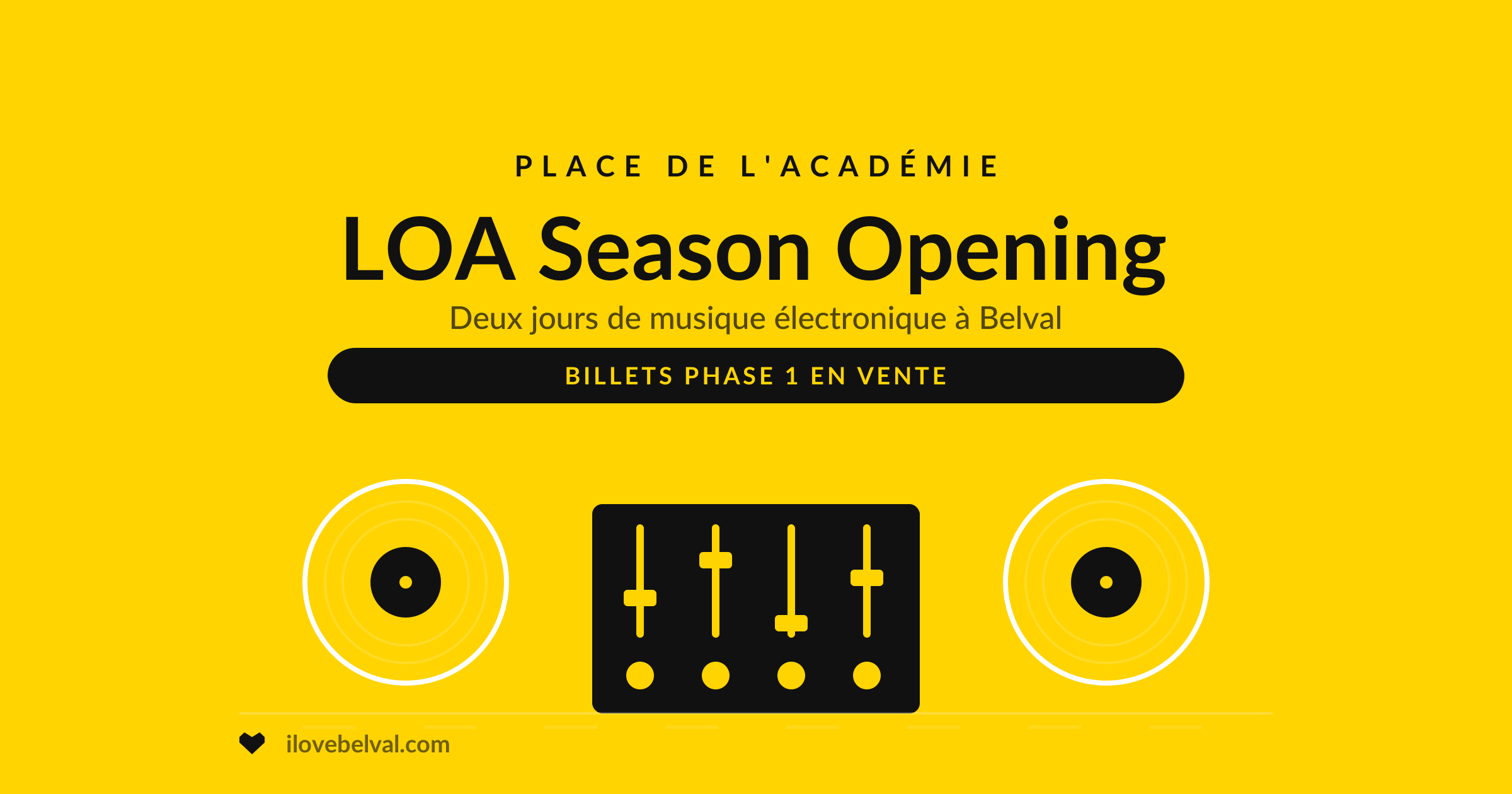 LOA Season Opening, deux jours de musique électronique sur la place de l’Académie à Belval, billets de la phase 1 en vente