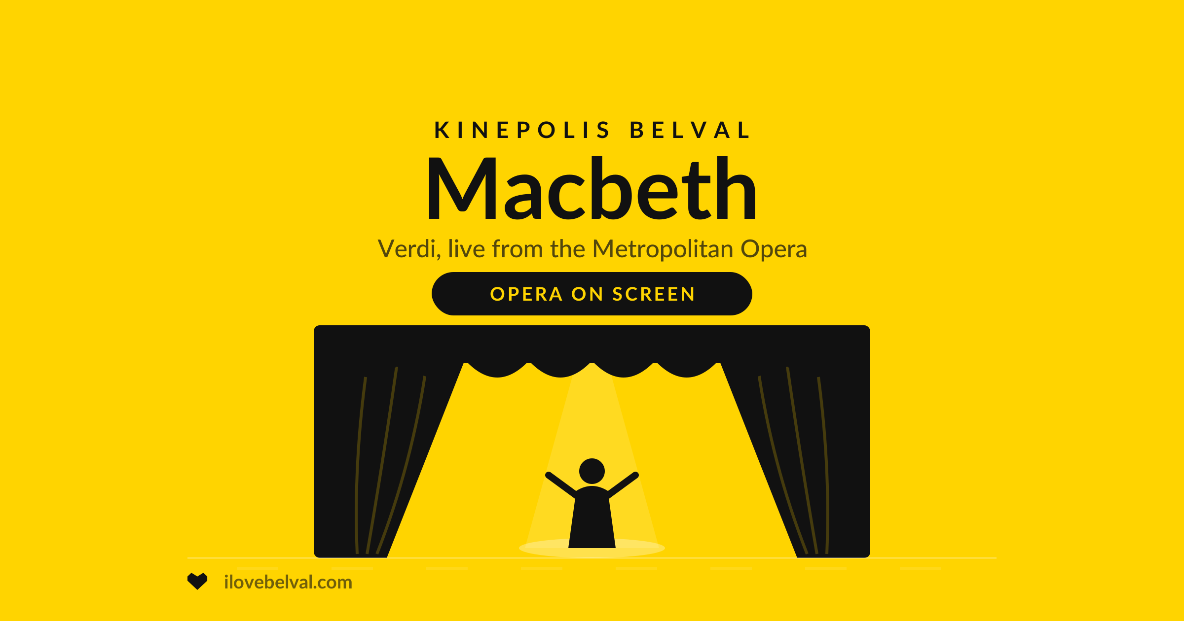 Met Opera: Macbeth at Kinepolis Belval, I Love Belval illustration