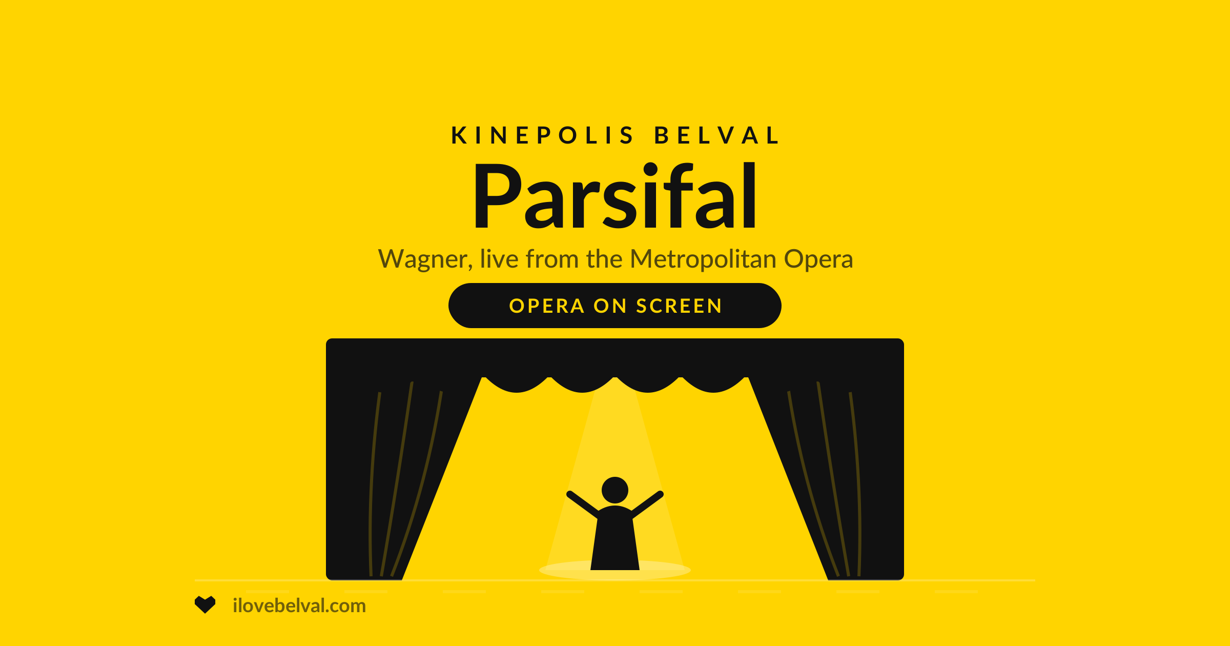 Met Opera: Parsifal at Kinepolis Belval, I Love Belval illustration