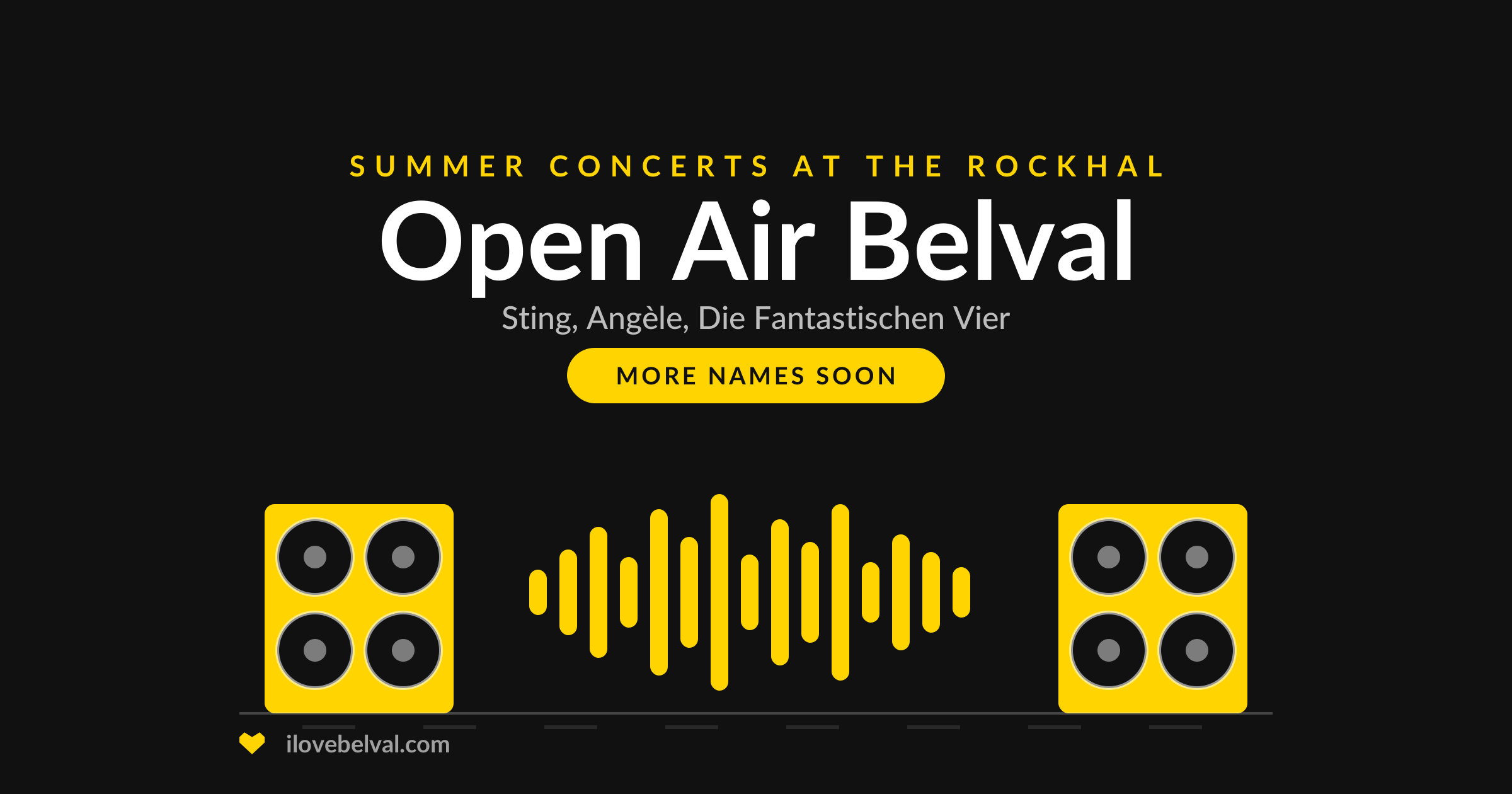 Open Air Belval summer concerts at the Rockhal, I Love Belval illustration