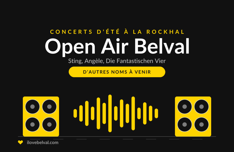 Concerts d’été Open Air Belval à la Rockhal, illustration I Love Belval