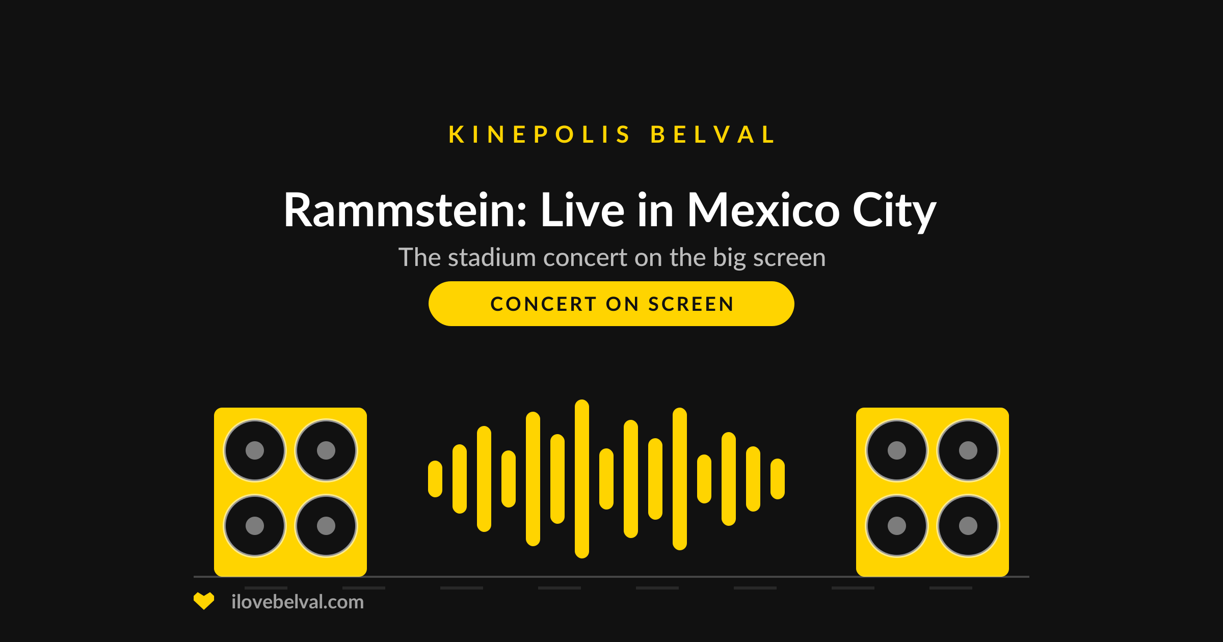 Rammstein: Live in Mexico City at Kinepolis Belval, I Love Belval illustration