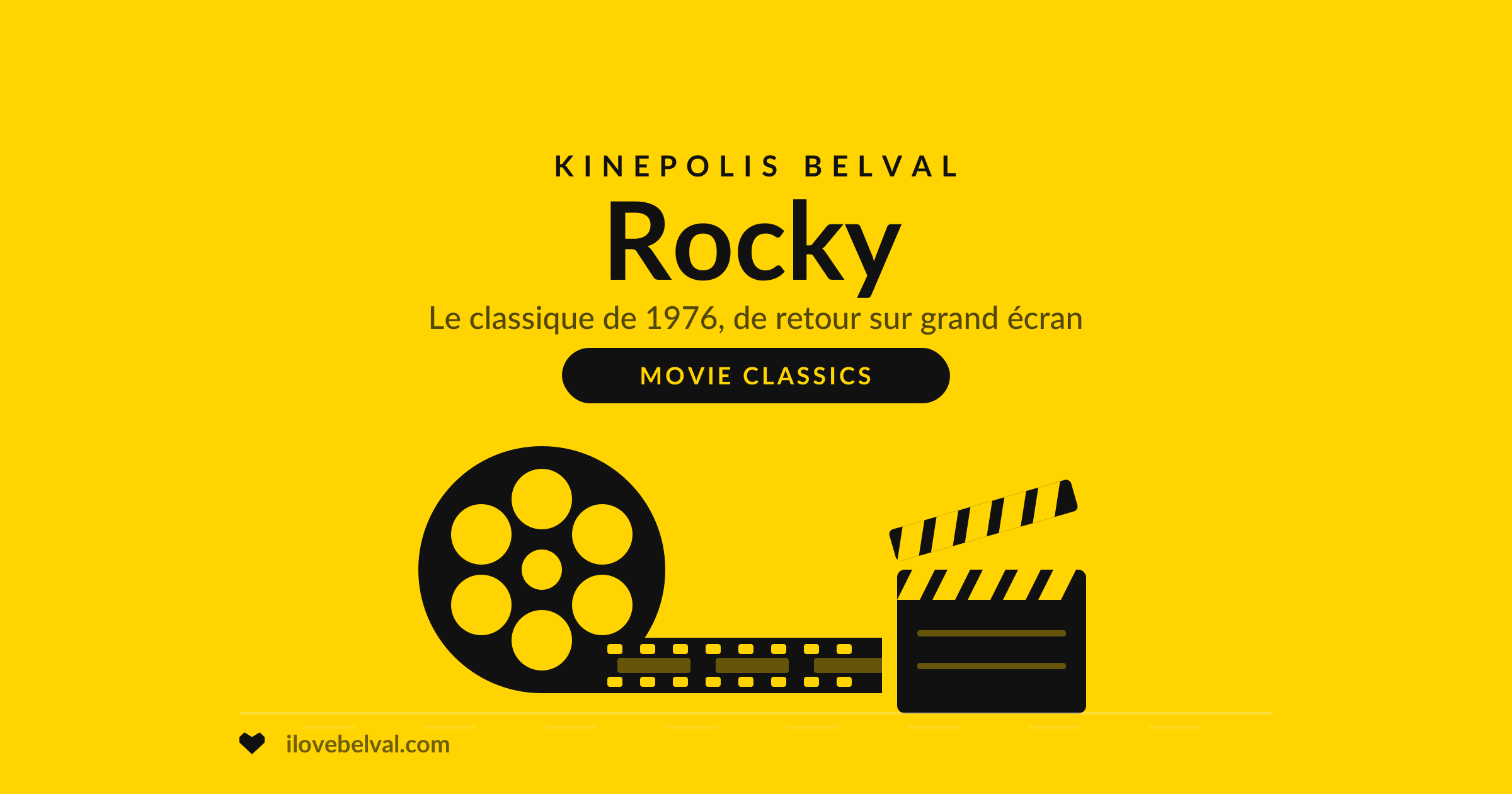 Rocky au Kinepolis Belval, illustration I Love Belval