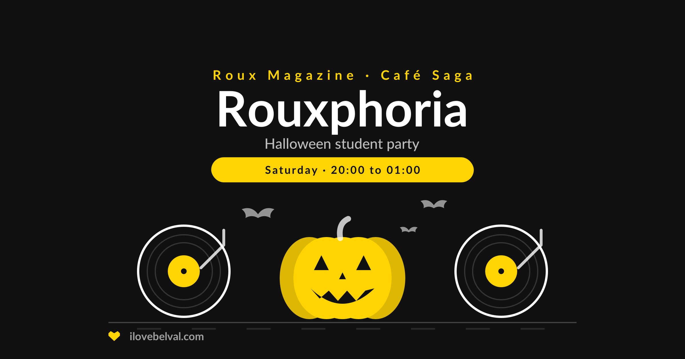 Rouxphoria: Halloween student party at Café Saga, Belval