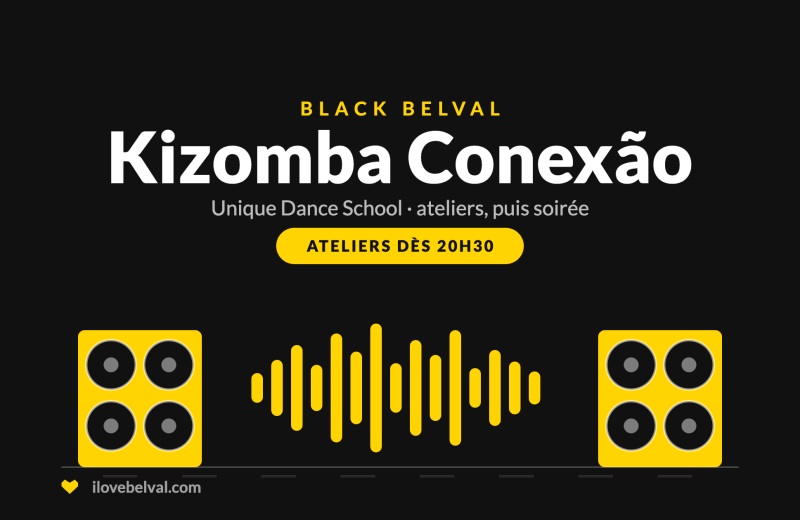 Unique Kizomba Conexão au Black Belval : ateliers dès 20h30, puis soirée